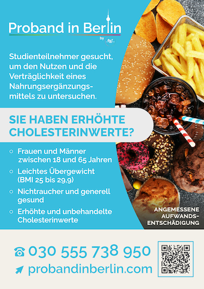 Poster Cholesterinstudie Poster Cholesterinstudie