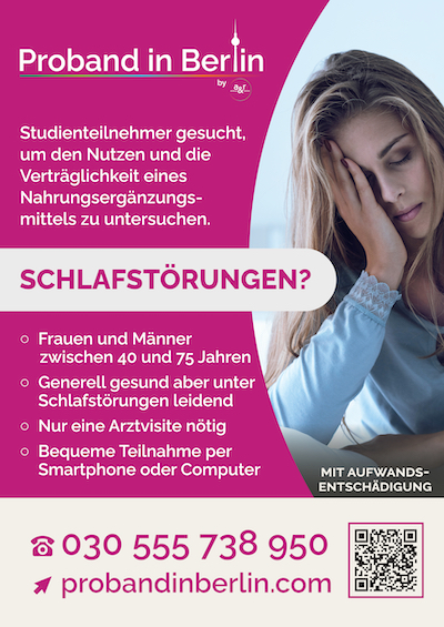 Schlafstudie poster Poster Schlafstudie